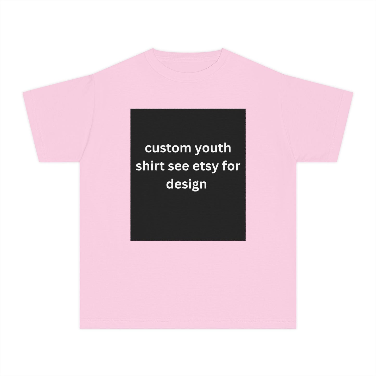Custom Youth Comfort Colors Shirt