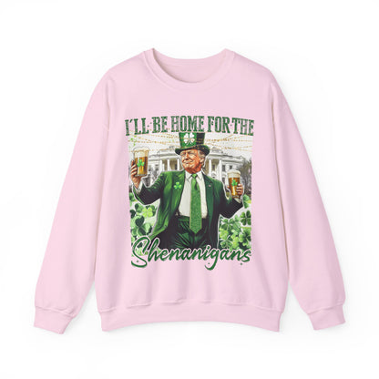 St Patricks Day Sweatshirt, Irish Shamrock Sweatshirt, Saint Patricks Day Trump Sweatshirt, Donald Trump St Patricks Sweater, Daddys Home