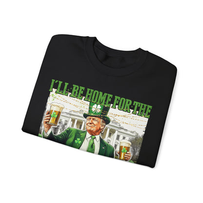 St Patricks Day Sweatshirt, Irish Shamrock Sweatshirt, Saint Patricks Day Trump Sweatshirt, Donald Trump St Patricks Sweater, Daddys Home