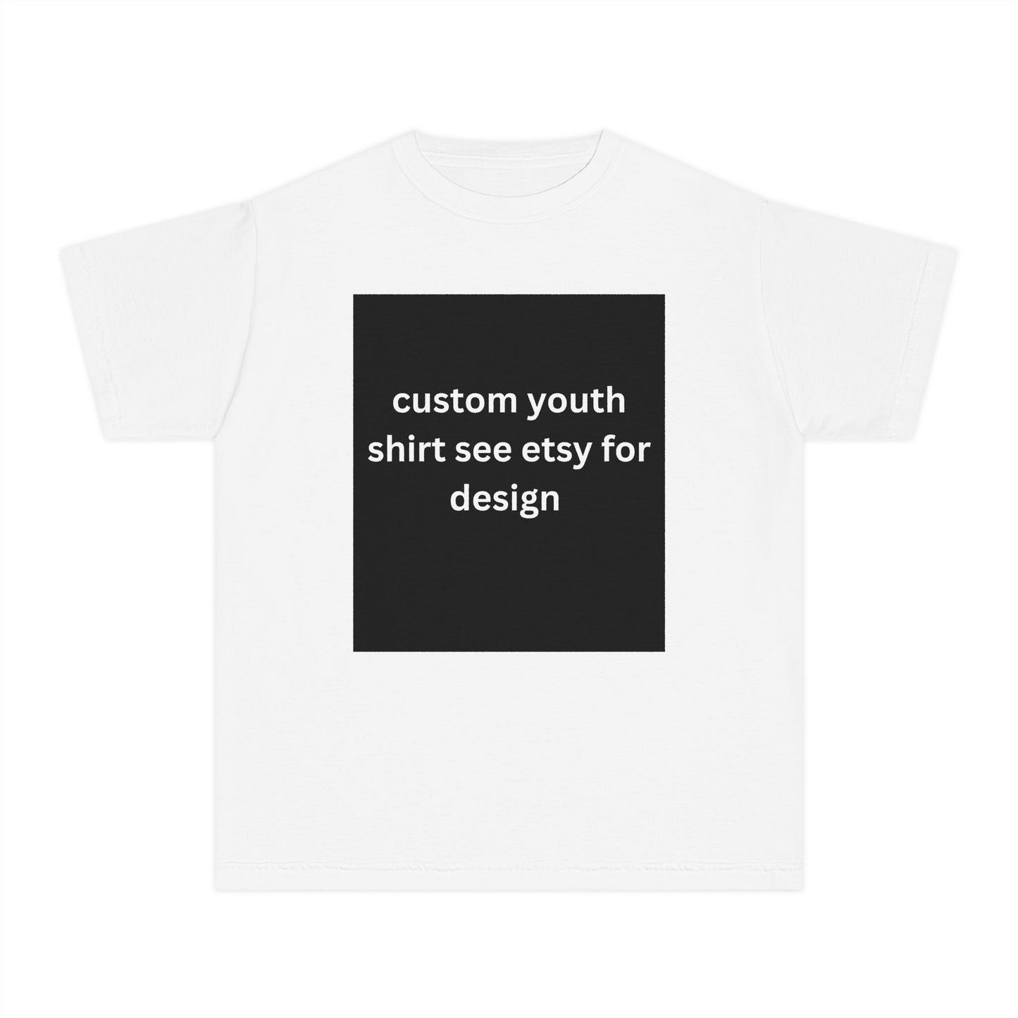 Custom Youth Comfort Colors Shirt