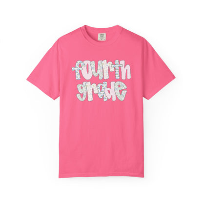 Comfort Colors Teacher Shirt, Kindergarten Teacher Shirt, Fourth Grade Teacher Shirt, 4th Grade Teacher Tee, Back to School Shirt