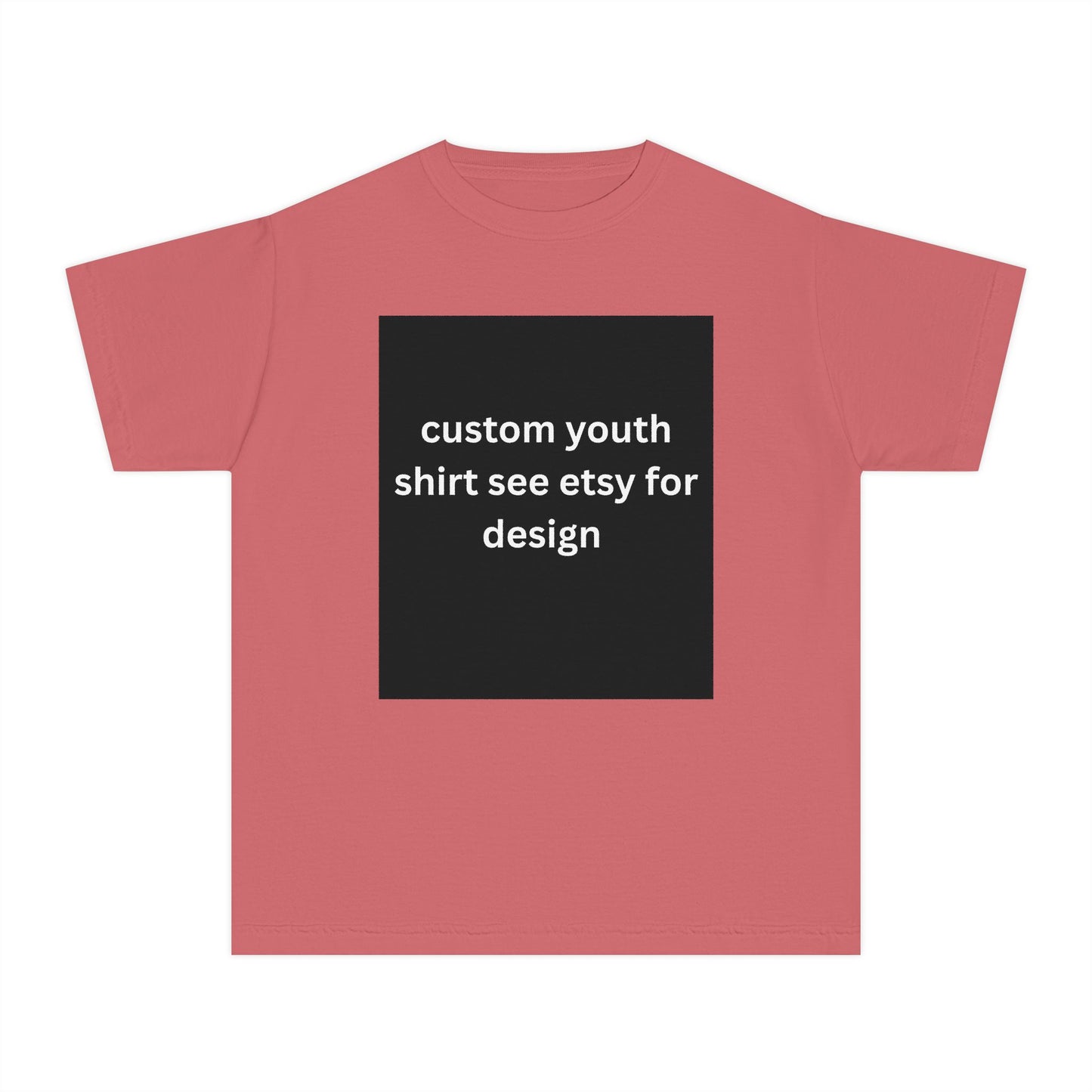 Custom Youth Comfort Colors Shirt