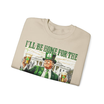 St Patricks Day Sweatshirt, Irish Shamrock Sweatshirt, Saint Patricks Day Trump Sweatshirt, Donald Trump St Patricks Sweater, Daddys Home