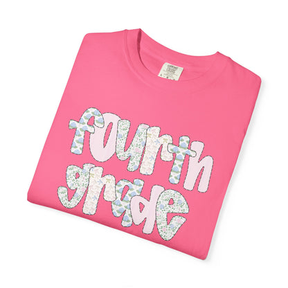 Comfort Colors Teacher Shirt, Kindergarten Teacher Shirt, Fourth Grade Teacher Shirt, 4th Grade Teacher Tee, Back to School Shirt
