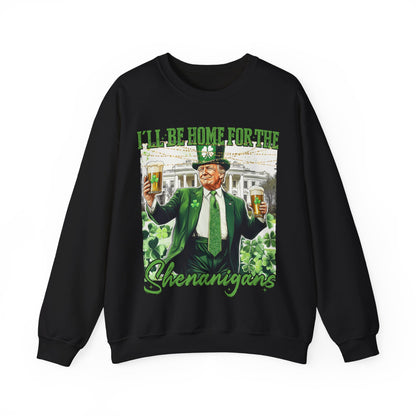 St Patricks Day Sweatshirt, Irish Shamrock Sweatshirt, Saint Patricks Day Trump Sweatshirt, Donald Trump St Patricks Sweater, Daddys Home