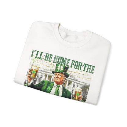 St Patricks Day Sweatshirt, Irish Shamrock Sweatshirt, Saint Patricks Day Trump Sweatshirt, Donald Trump St Patricks Sweater, Daddys Home