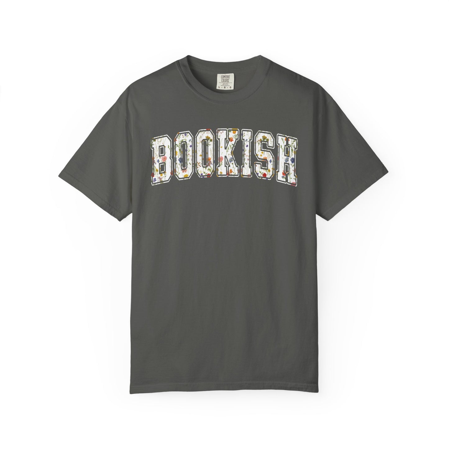 Book Comfort Colors Shirt Bookish Reading Flower T-Shirt Book Lover One More Chapter Tee Books and Coffee Librarian Tee for Teacher