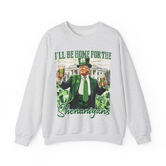 St Patricks Day Sweatshirt, Irish Shamrock Sweatshirt, Saint Patricks Day Trump Sweatshirt, Donald Trump St Patricks Sweater, Daddys Home