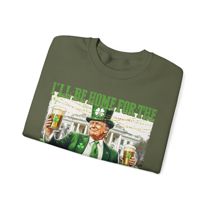 St Patricks Day Sweatshirt, Irish Shamrock Sweatshirt, Saint Patricks Day Trump Sweatshirt, Donald Trump St Patricks Sweater, Daddys Home