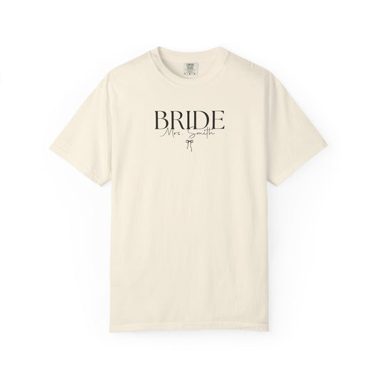 Comfort Colors Bride Shirt, Bachelorette Shirt, Bachelorette Party Shirts, Bride Shirt, Bridesmaid Proposal Gift, Bachelorette Bride Bow Tee