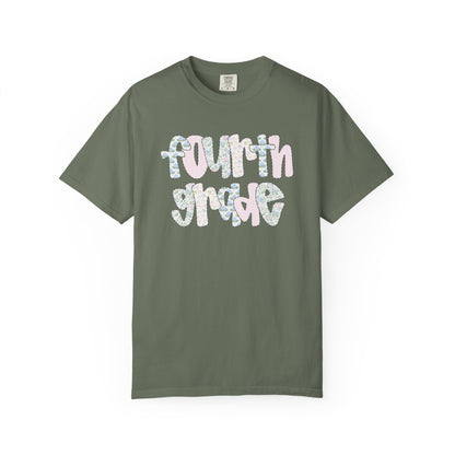 Comfort Colors Teacher Shirt, Kindergarten Teacher Shirt, Fourth Grade Teacher Shirt, 4th Grade Teacher Tee, Back to School Shirt