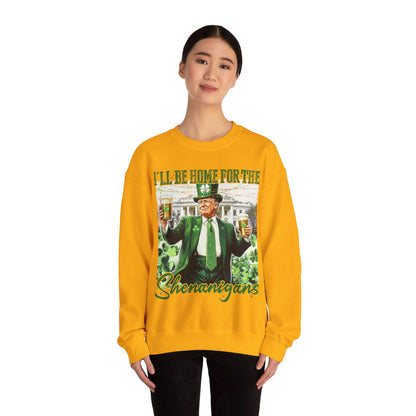 St Patricks Day Sweatshirt, Irish Shamrock Sweatshirt, Saint Patricks Day Trump Sweatshirt, Donald Trump St Patricks Sweater, Daddys Home