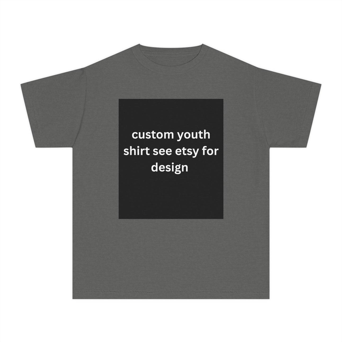 Custom Youth Comfort Colors Shirt