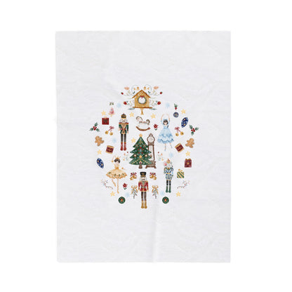 Custom Nutcracker Baby Blanket, Baby gift, Personalized Name, Stroller Blanket, Newborn Baby Gift