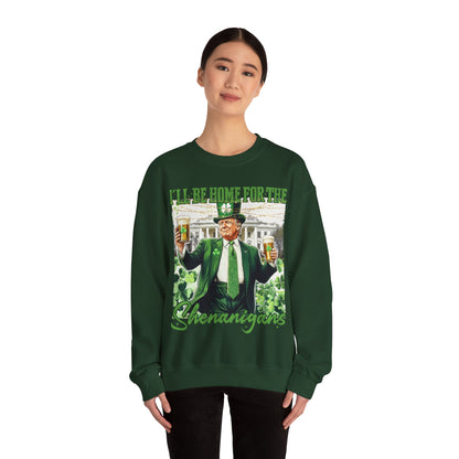 St Patricks Day Sweatshirt, Irish Shamrock Sweatshirt, Saint Patricks Day Trump Sweatshirt, Donald Trump St Patricks Sweater, Daddys Home