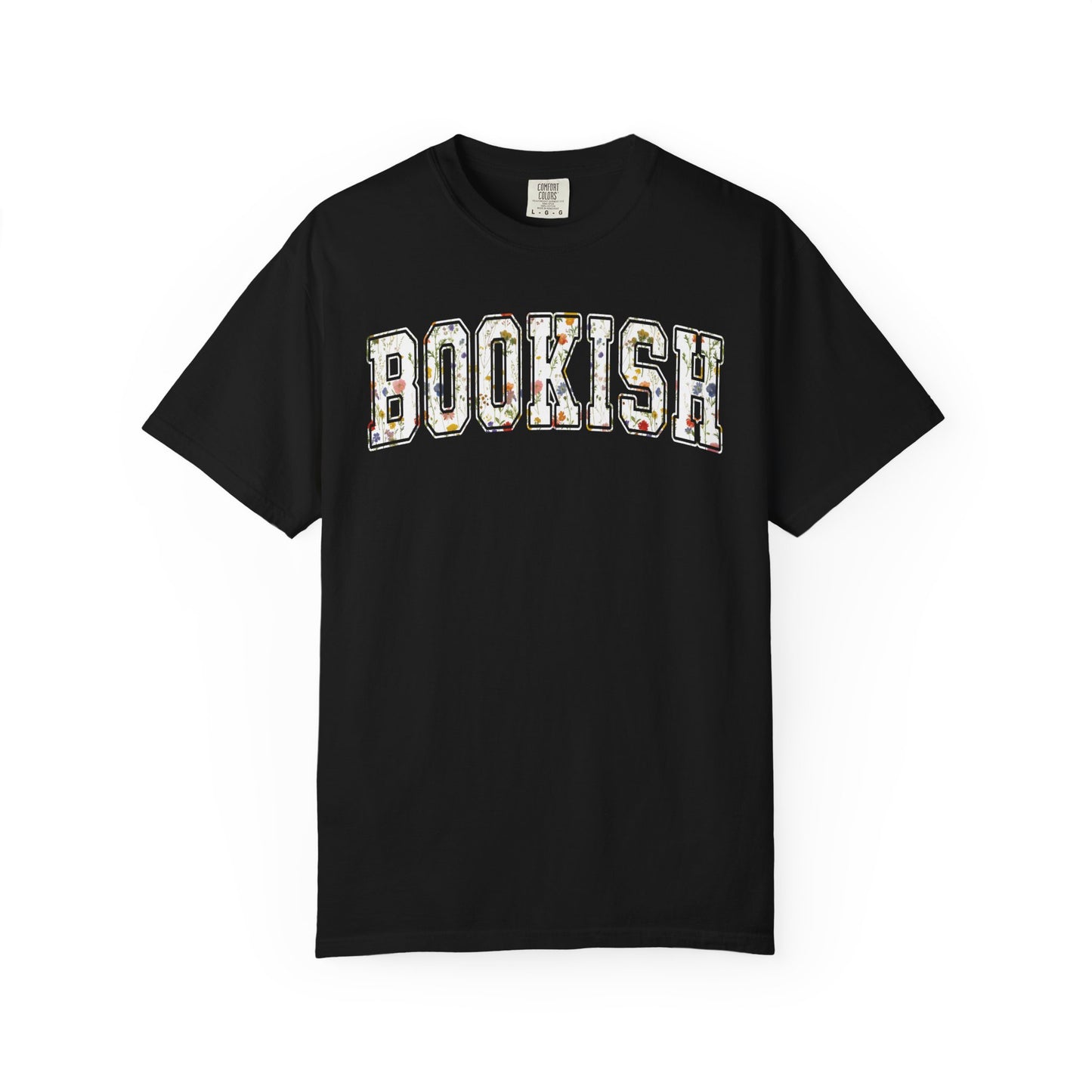 Book Comfort Colors Shirt Bookish Reading Flower T-Shirt Book Lover One More Chapter Tee Books and Coffee Librarian Tee for Teacher
