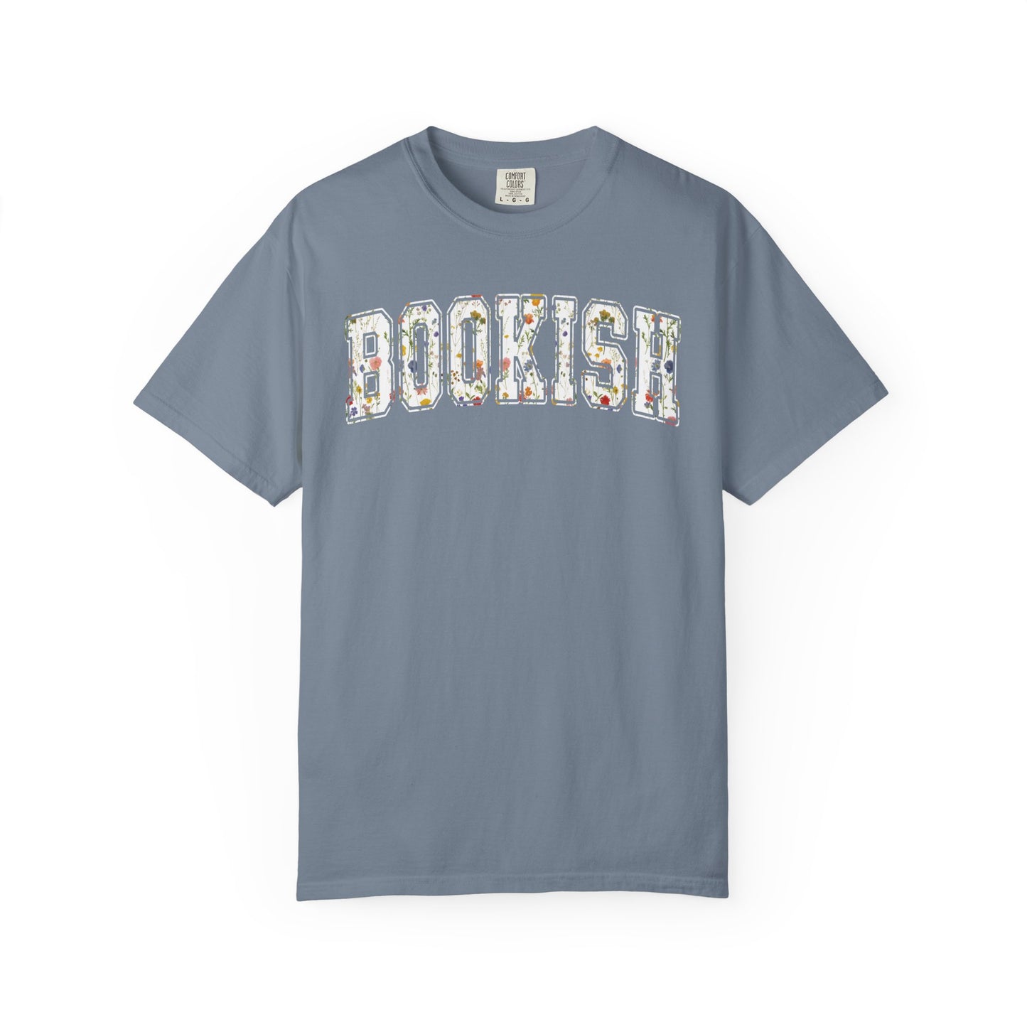 Book Comfort Colors Shirt Bookish Reading Flower T-Shirt Book Lover One More Chapter Tee Books and Coffee Librarian Tee for Teacher