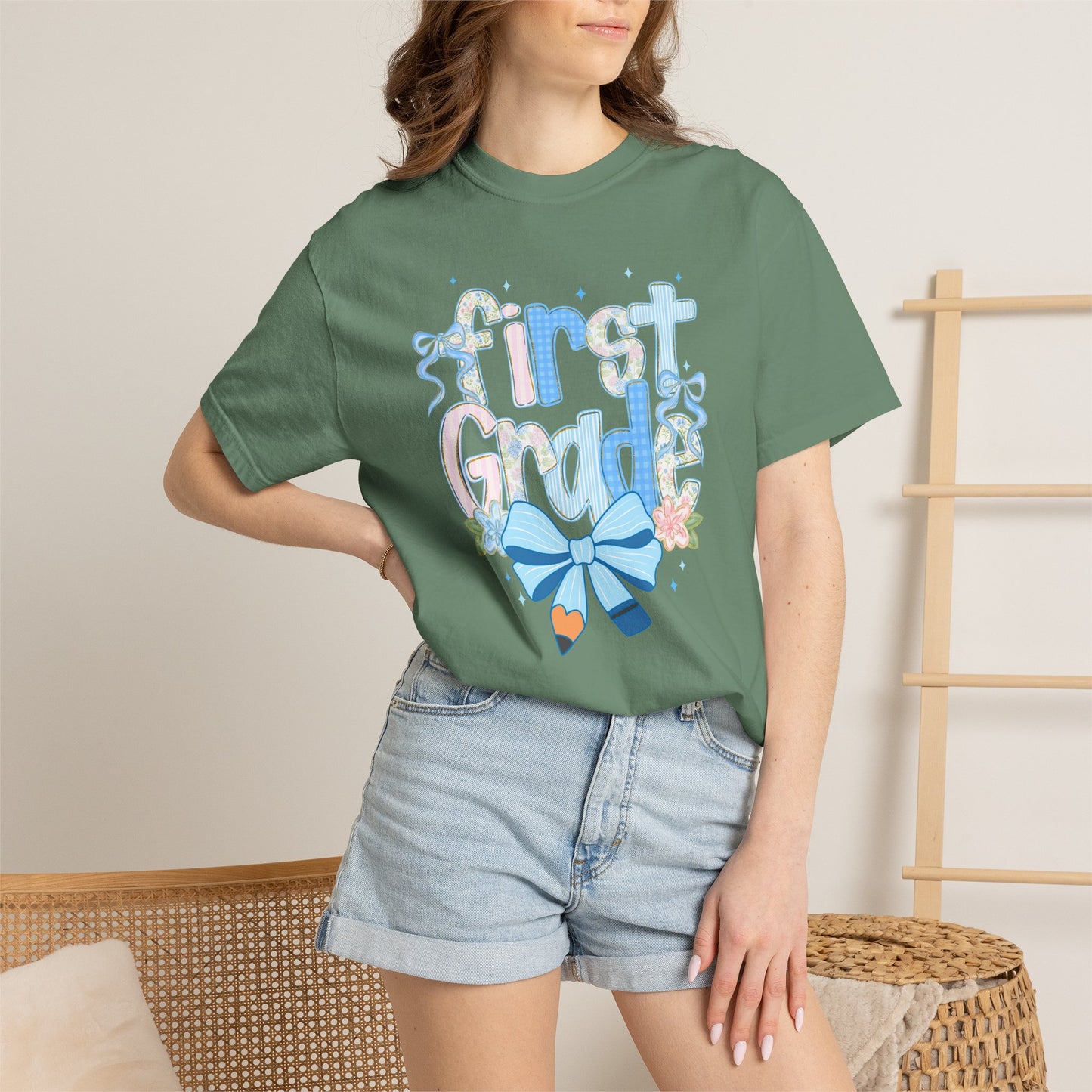 Comfort Colors Teacher Shirt, First Grade Teacher Shirt, 1st Grade Teacher Shirt, 1st Grade Teacher Tee, Back to School Shirt, Teacher Tee