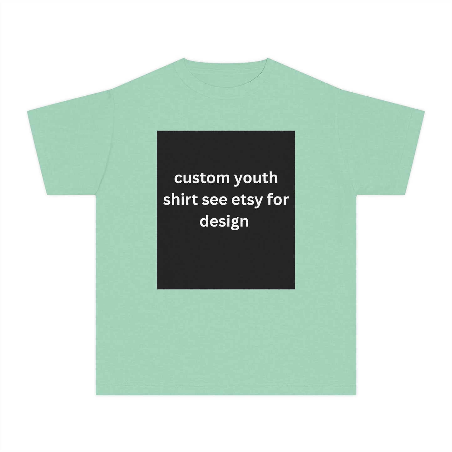 Custom Youth Comfort Colors Shirt