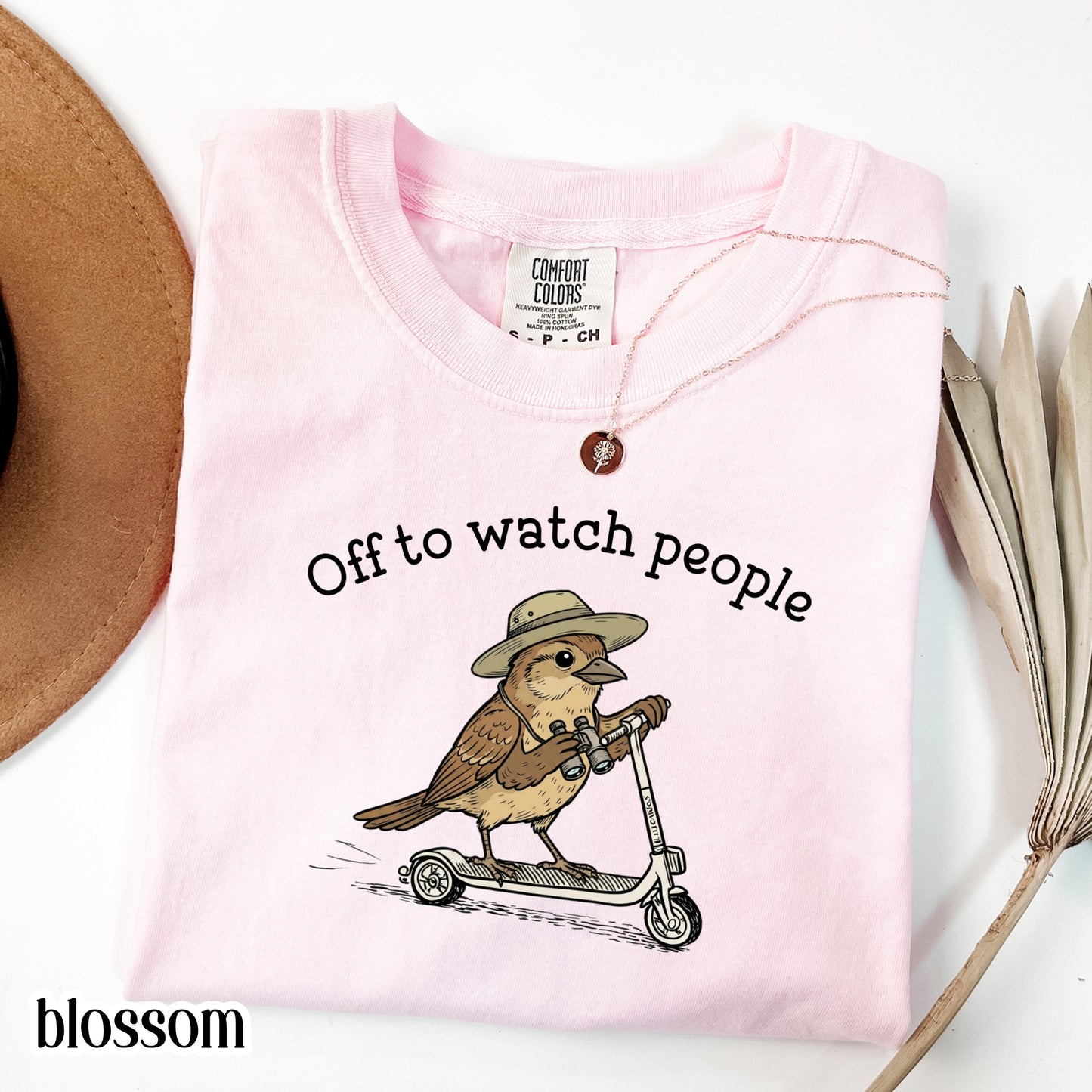 Comfort Colors® Birdwatching Shirt Funny Bird Off to Watch People T-Shirt Nature Bird Nerd Tee Nature Lover For Birding Bird Watcher Gift