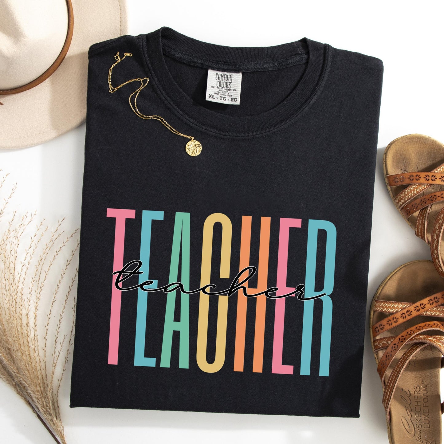 Comfort Colors® Teacher Shirt, Teacher Team Shirts, Personalized School Tshirt, Teacher Gift, Customized Name Teacher Shirt Gifts, Educator