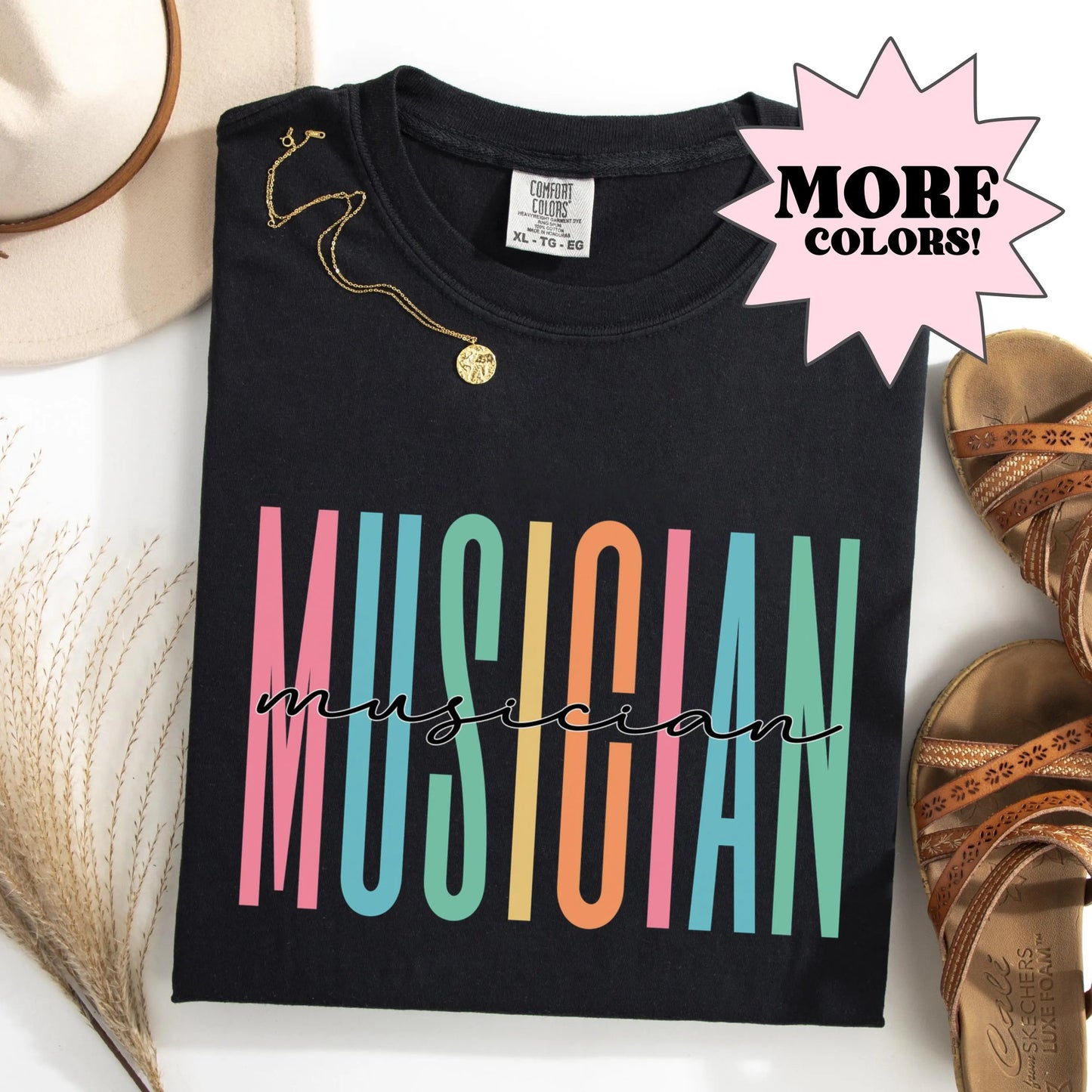 Comfort Colors® Musician Shirt, Music Teacher Gift, Music Shirt, Music Gift, Music Gifts, Music Lover Gift, Music Shirt, Chorus Teacher