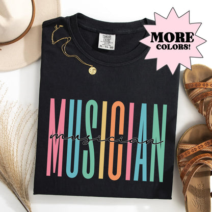 Comfort Colors® Musician Shirt, Music Teacher Gift, Music Shirt, Music Gift, Music Gifts, Music Lover Gift, Music Shirt, Chorus Teacher