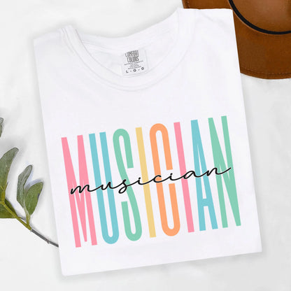 Comfort Colors® Musician Shirt, Music Teacher Gift, Music Shirt, Music Gift, Music Gifts, Music Lover Gift, Music Shirt, Chorus Teacher