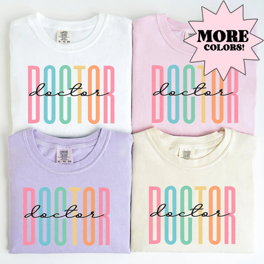 Doctor Shirt, Female Doctor Gifts, MD Shirt, Female Physician, Future Doctor, Gift for Her, Med School Student, Women in Medicine Shirt