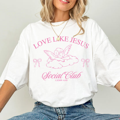 Love Like Jesus Shirt, Love Like Jesus, Christian Shirts, Christian Valentine Shirt, Christian Valentines Shirt, Custom Christian Shirt