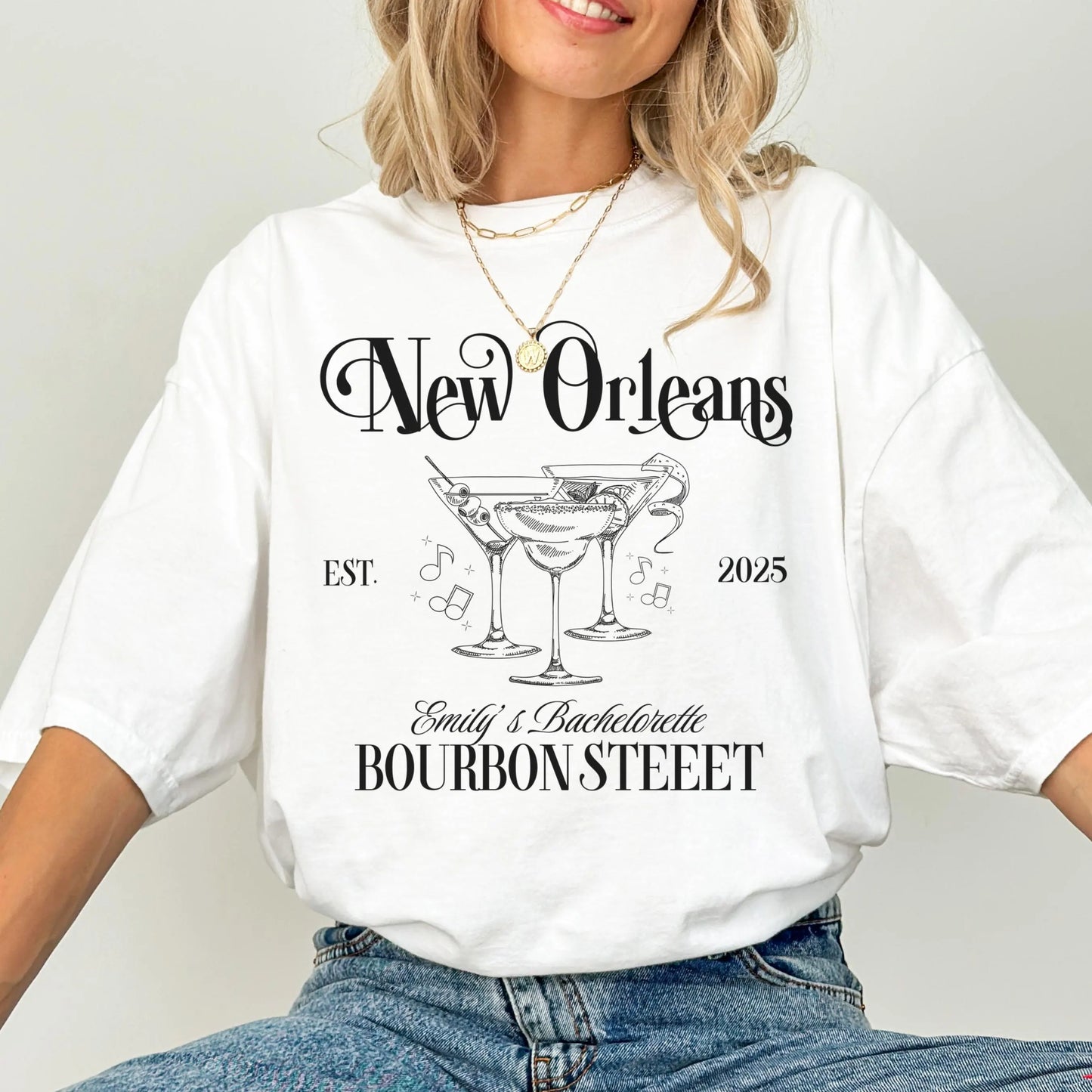 New Orleans Bachelorette Shirts, Custom NOLA Bachelorette Shirt, Mardi Gras Bachelorette, Matching Group Shirts, Bridal Party Girls Trip