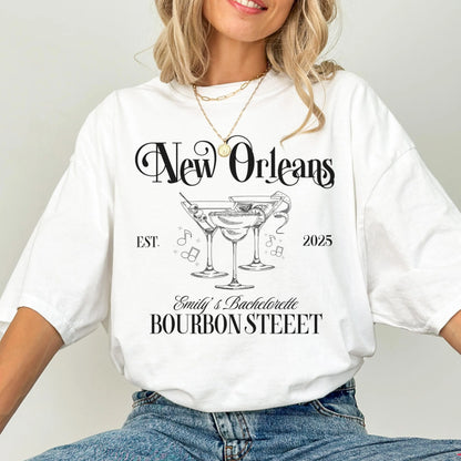 New Orleans Bachelorette Shirts, Custom NOLA Bachelorette Shirt, Mardi Gras Bachelorette, Matching Group Shirts, Bridal Party Girls Trip
