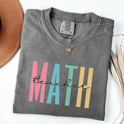 Math Teacher Shirt, Math Lover Shirt, Math Teacher Gift, Back To School Gift, Comfort Colors Math Shirt, Geometry Teacher, Algebra Teacher