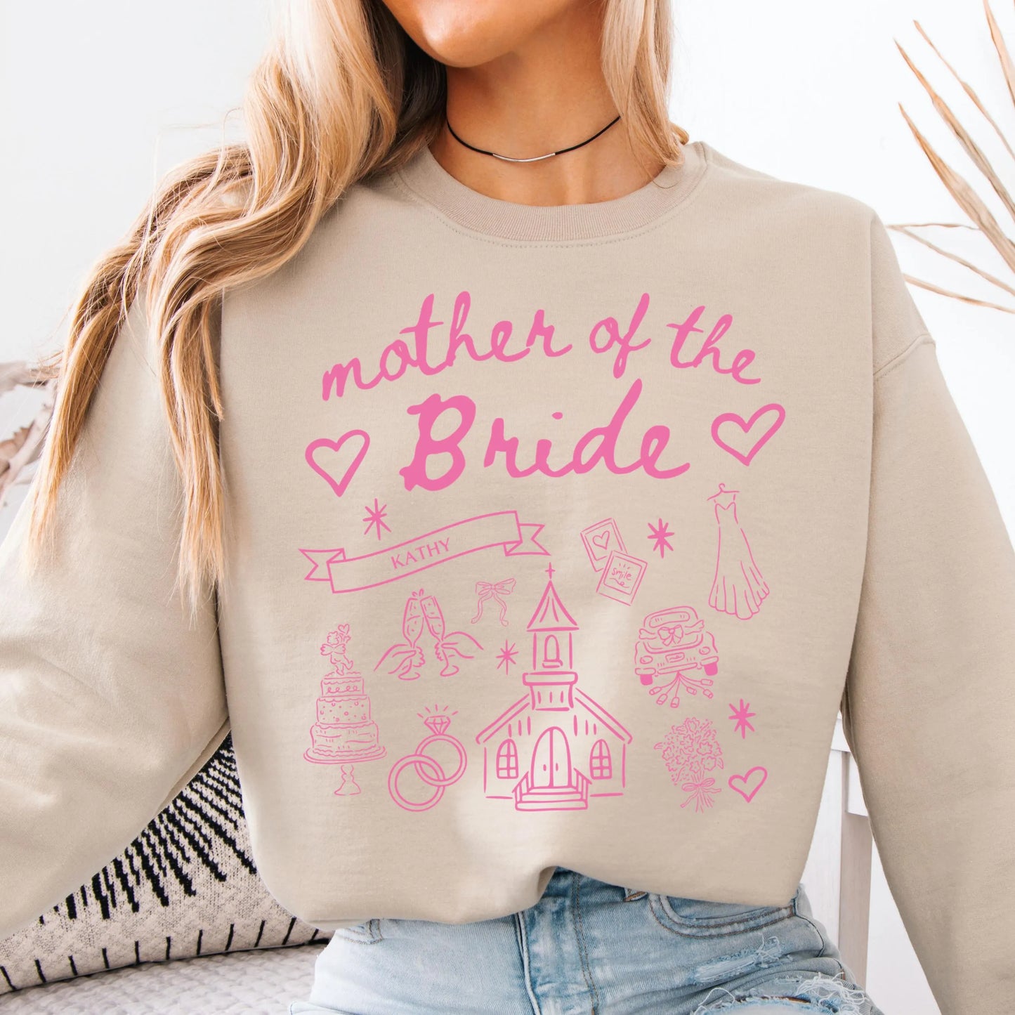 Mother of the Bride Sweater, Personalized Going to the Chapel Gonna Get Married Sweater, MOB Gift, MOB Shirt, MOB Sweater