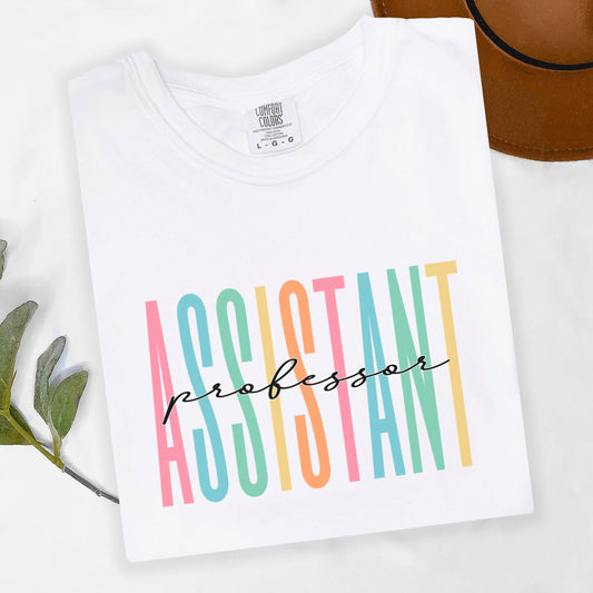 Assistant Professor Shirt, Professor Shirt, Teacher Shirt, Gift for New Professor Gift, Teacher Gift, College Professor Shirt, Scholar Shirt