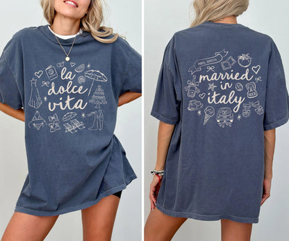 Bride Shirt, Comfort Colors Bride Shirt, Italy Shirt, Destination Wedding, Custom Bride Gonna Get Married, Mr Mrs Shirt, Wedding Day Shirt