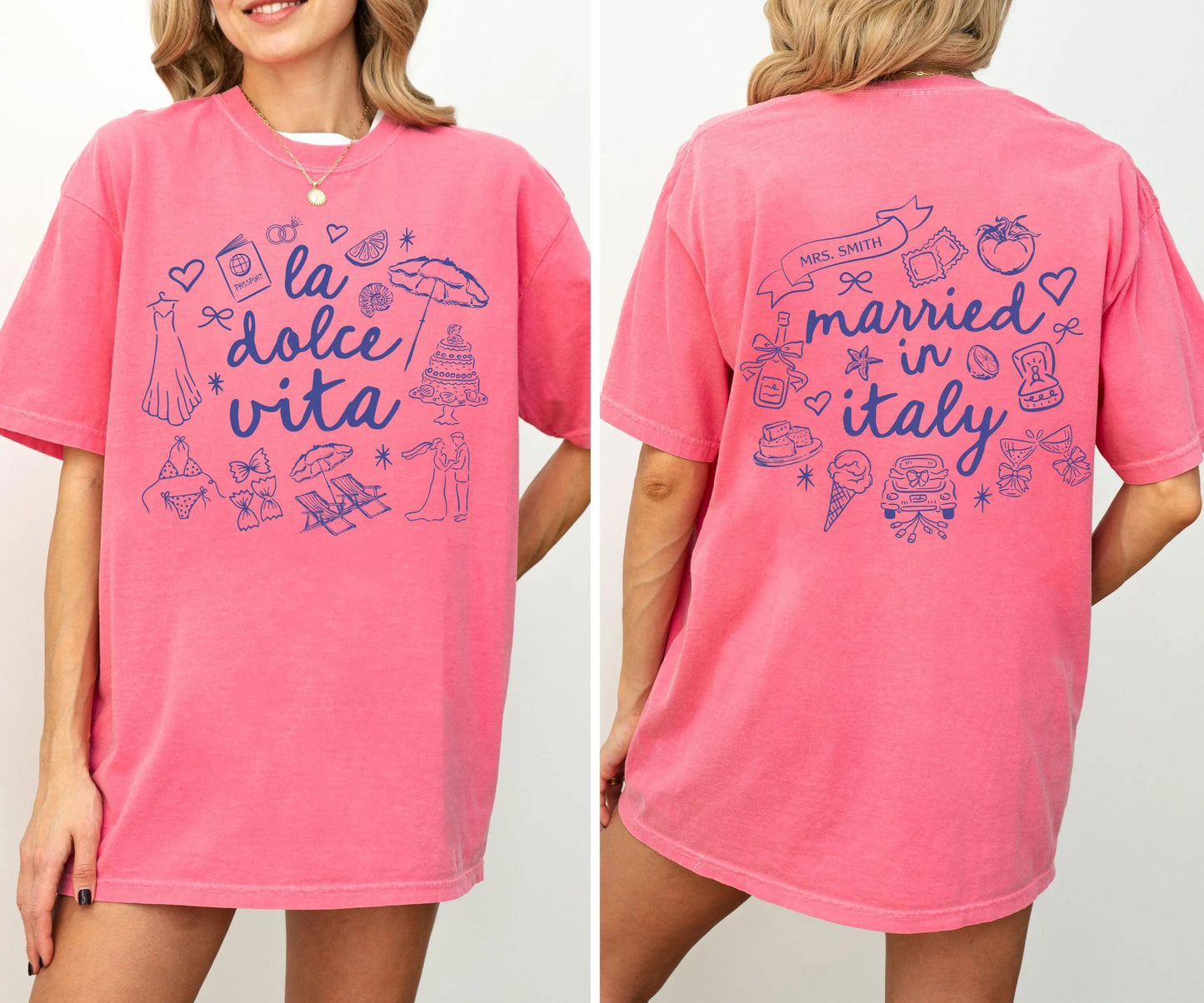 Bride Shirt, Comfort Colors Bride Shirt, Italy Shirt, Destination Wedding, Custom Bride Gonna Get Married, Mr Mrs Shirt, Wedding Day Shirt