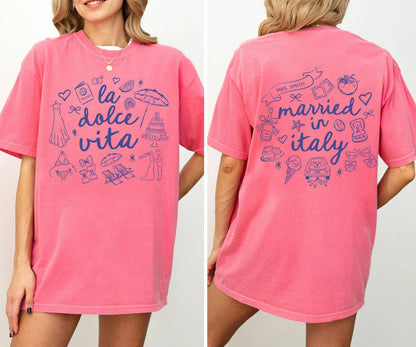 Bride Shirt, Comfort Colors Bride Shirt, Italy Shirt, Destination Wedding, Custom Bride Gonna Get Married, Mr Mrs Shirt, Wedding Day Shirt