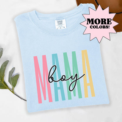 Comfort Colors® Mama Shirt, Mothers Day Gift, Boy Mama Shirt, Mom Shirt, Baby Shower Gift, Mom Pregnancy Gift, Son Shirt