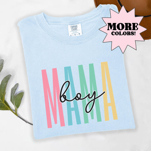 Comfort Colors® Mama Shirt, Mothers Day Gift, Boy Mama Shirt, Mom Shirt, Baby Shower Gift, Mom Pregnancy Gift, Son Shirt
