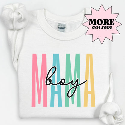 Boy Mama Sweatshirt, Mama Sweater, Gift for Mom, Mama Sweatshirt, Mothers Day Gift , Birthday Gift for Mom,  Proud Mom Crewneck, Pullover