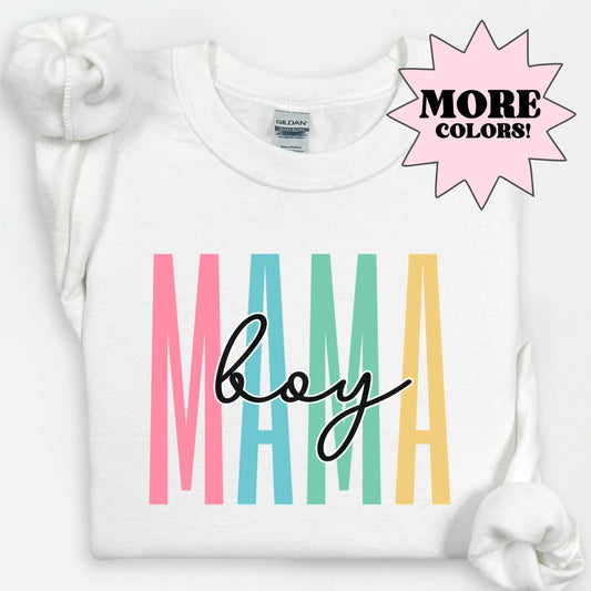 Boy Mama Sweatshirt, Mama Sweater, Gift for Mom, Mama Sweatshirt, Mothers Day Gift , Birthday Gift for Mom,  Proud Mom Crewneck, Pullover
