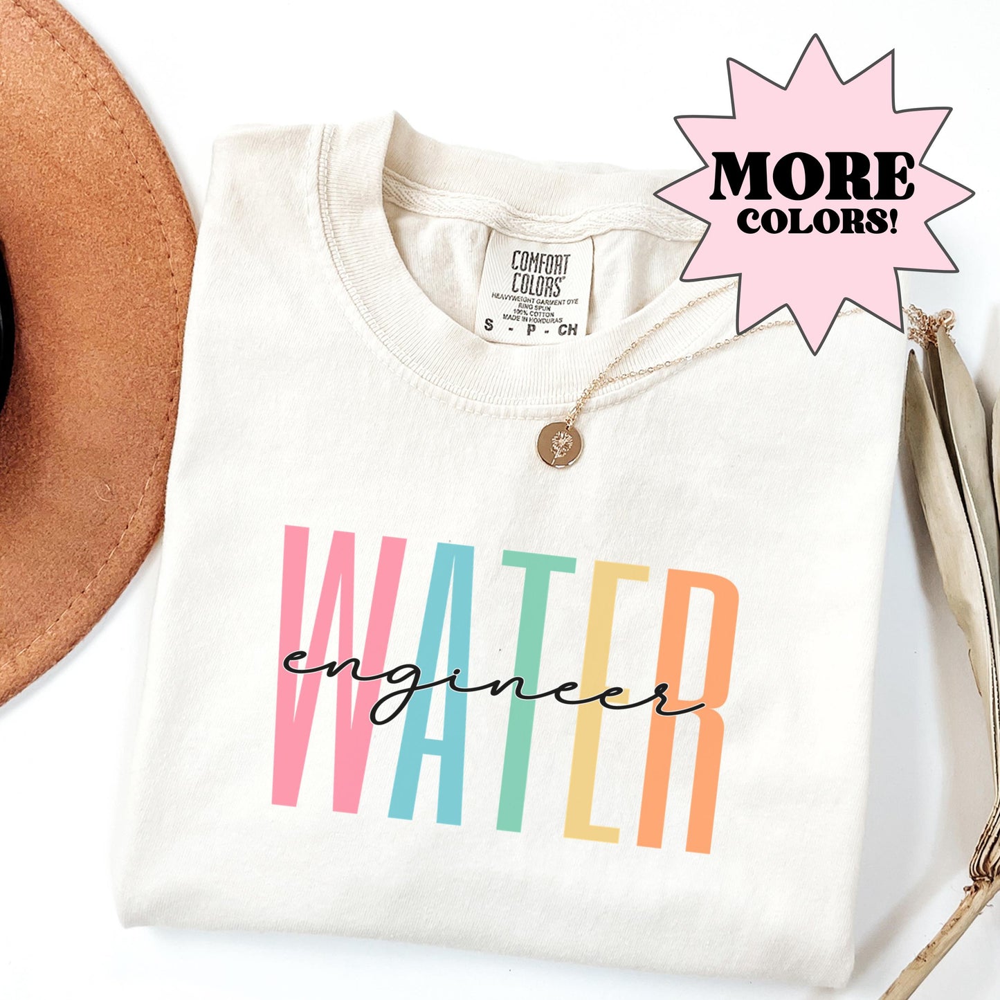 Water Engineer Shirt, Engineer Shirt, Comfort Colors, Cute Engineering t-shirt, Mechanical Engineer tee, Electrical Engineer, STEM