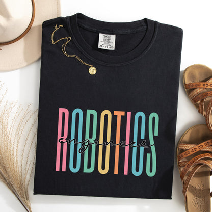 Robotics Engineer, Engineer Shirt, Comfort Colors, Cute Engineering t-shirt, Mechanical Engineer tee, Electrical Engineer, STEM