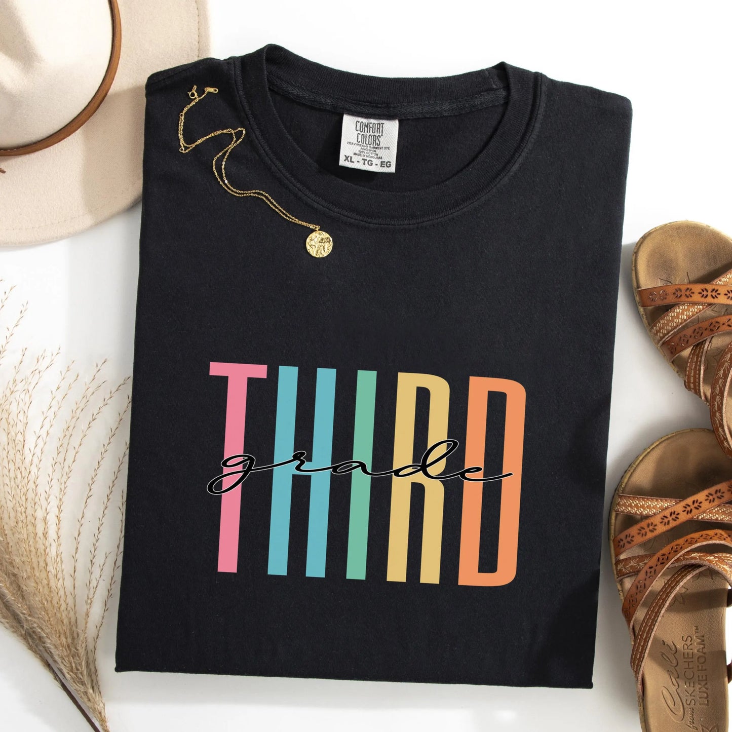 Third Grade Shirt,  Education Tee, Teacher Gift, 3rd grade teacher Shirt, Teacher Appreciation, Comfort Colors, Teaching Tee