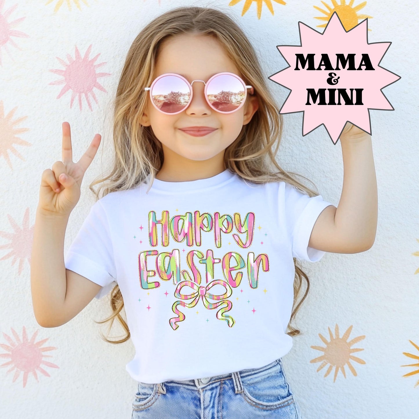 Mama and Mini Shirt, Mommy Me Easter Shirt, Kids Easter Bunny Shirt, Cute Easter Shirt, Comfort Colors Easter Shirt, Easter Day Shirt