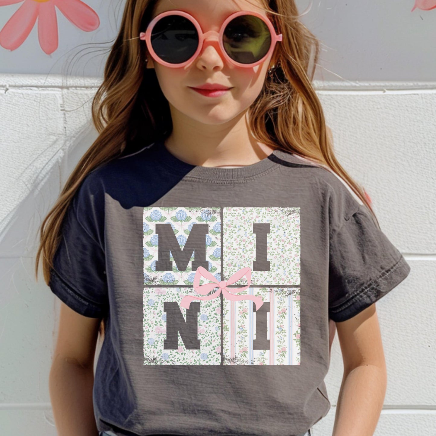 Mama and Mini Shirt, Mommy Me Floral Shirt, Kids Bow Shirt, Spring Kids Shirt, Comfort Colors Shirt, Matching Easter Shirts, Mothers Day