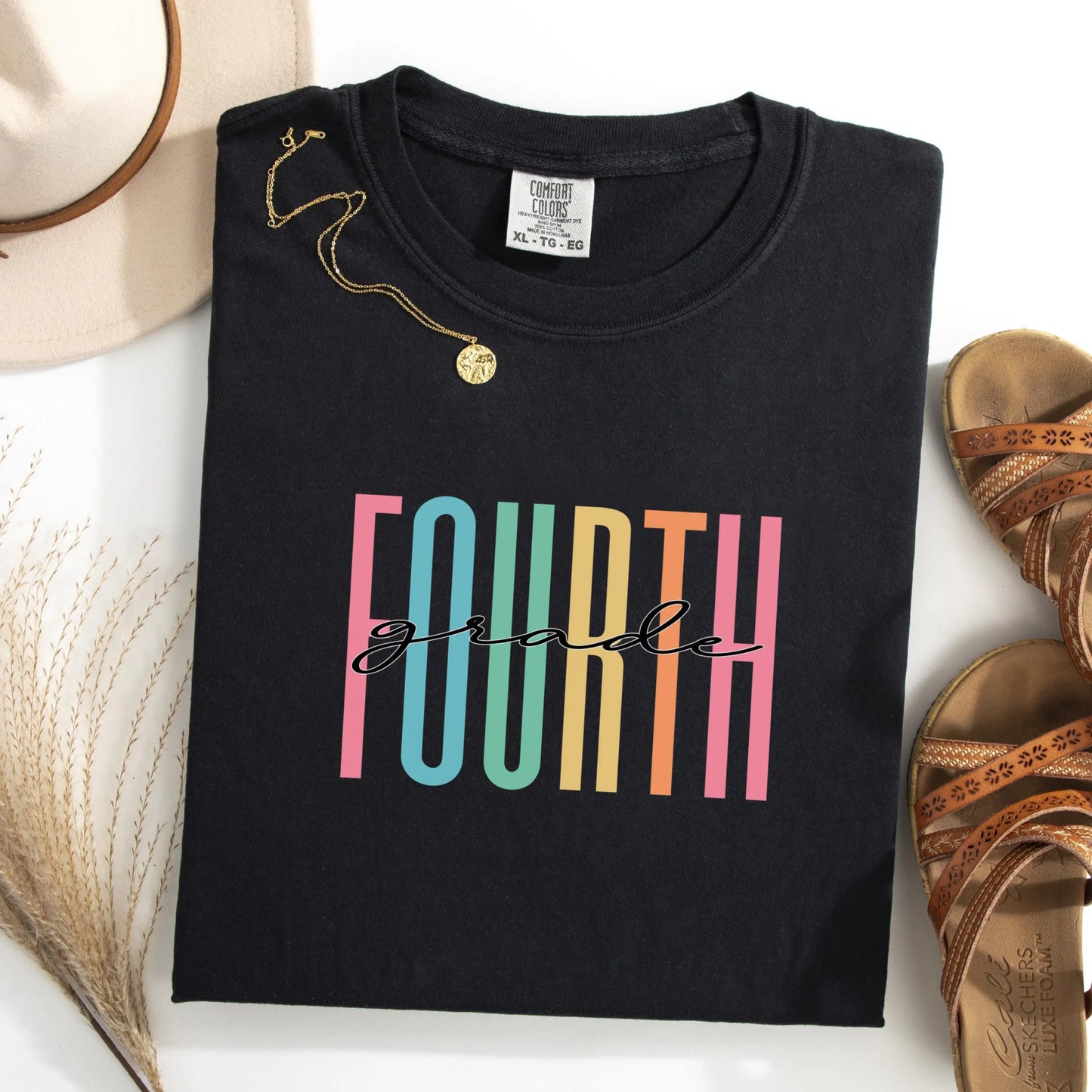 Fourth Grade Shirt, Education Tee, Teacher Gift, 4th Grade Teacher Shirt, Teacher Appreciation, Comfort Colors, Teaching Tee