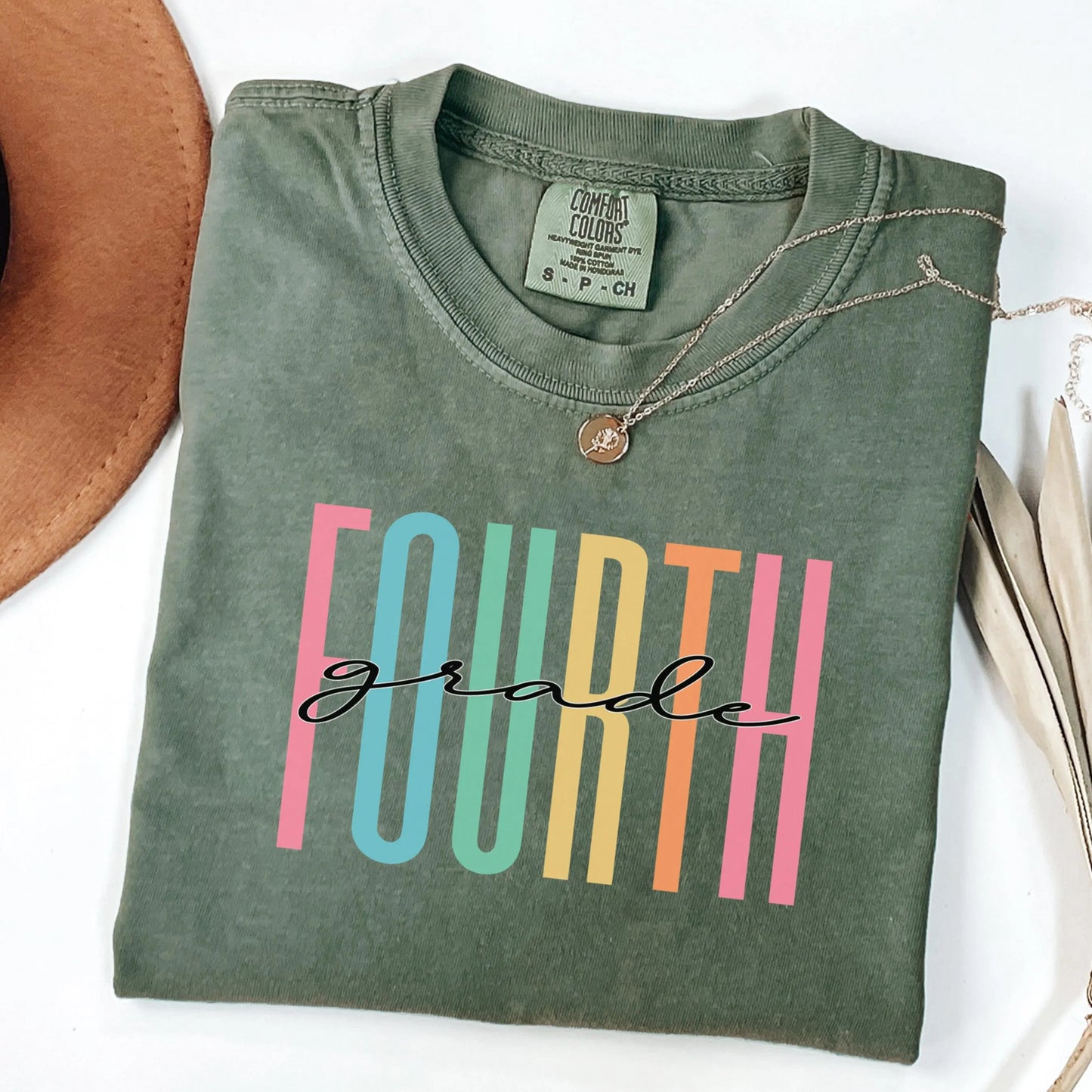 Fourth Grade Shirt, Education Tee, Teacher Gift, 4th Grade Teacher Shirt, Teacher Appreciation, Comfort Colors, Teaching Tee