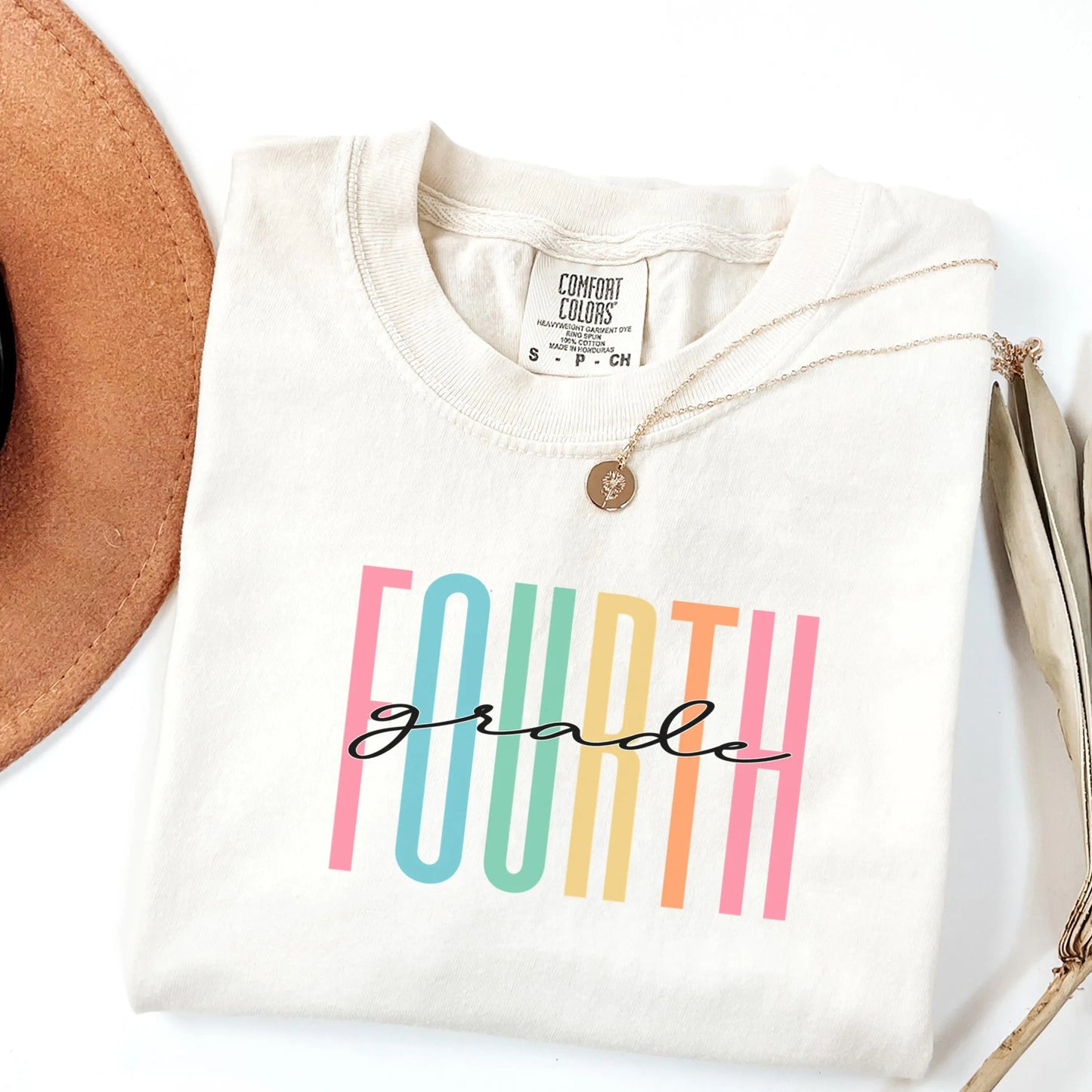 Fourth Grade Shirt, Education Tee, Teacher Gift, 4th Grade Teacher Shirt, Teacher Appreciation, Comfort Colors, Teaching Tee